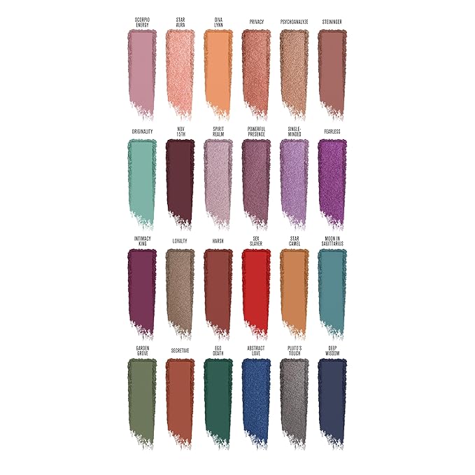 Jeffree Star Cosmetics Scorpio Palette 24 Eyeshadow Shades Matte and Metallic Cruelty-Free