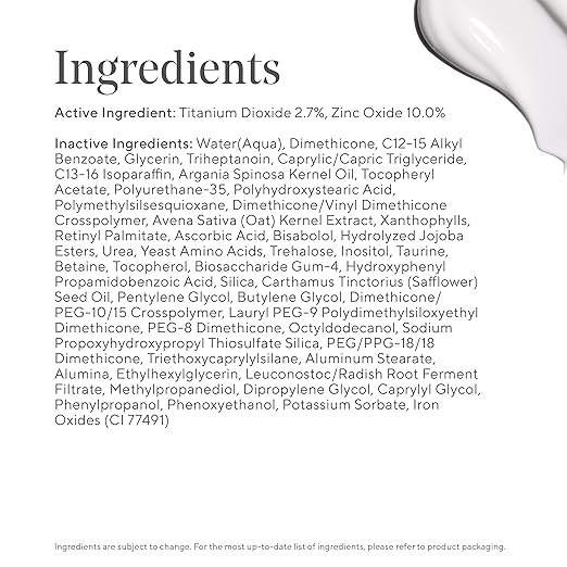 Murad Environmental Shield City Skin Age Defense Broad Spectrum SPF 50 PA++++ ? 100% Mineral Sunscreen with Lutein &amp Iron Oxides for Blue Light Defense UVA/UVB &amp Pollution Protection