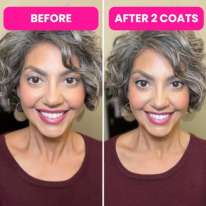 Prime Prometics PrimeLash Mascara for Older Women ? Volumizing Incredible Length in 2 Coats ? Long-Stay Zero Clumps Hypoallergenic (Brown)