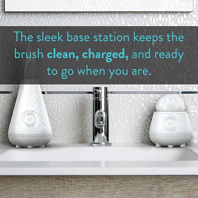 Tao Clean UV Sanitizing Sonic Toothbrush and Cleaning Station Electric Toothbrush Dual Speed Setting White