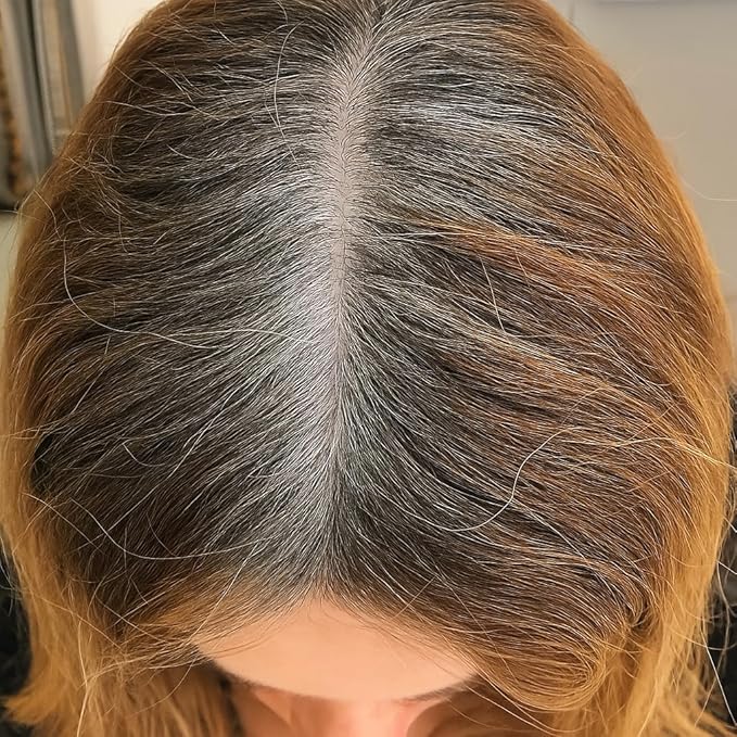 Joan Rivers Great Hair Day Root Touch Up Powder ? Fill-in Powder for Thicker Fuller Looking Hair (Ash Blonde)