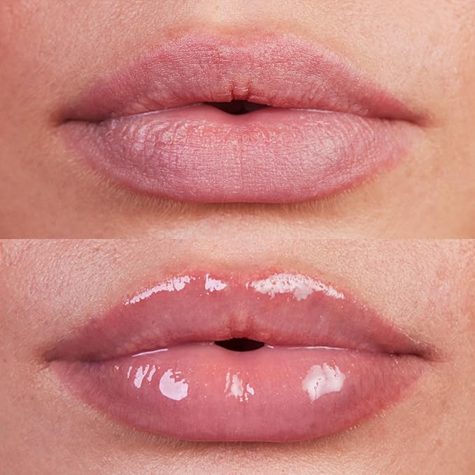 Kosas Wet Lip Oil Gloss - Hydrating Lip Plumping Treatment with Hyaluronic Acid &amp Peptides Non-Sticky Finish (Jellyfish)