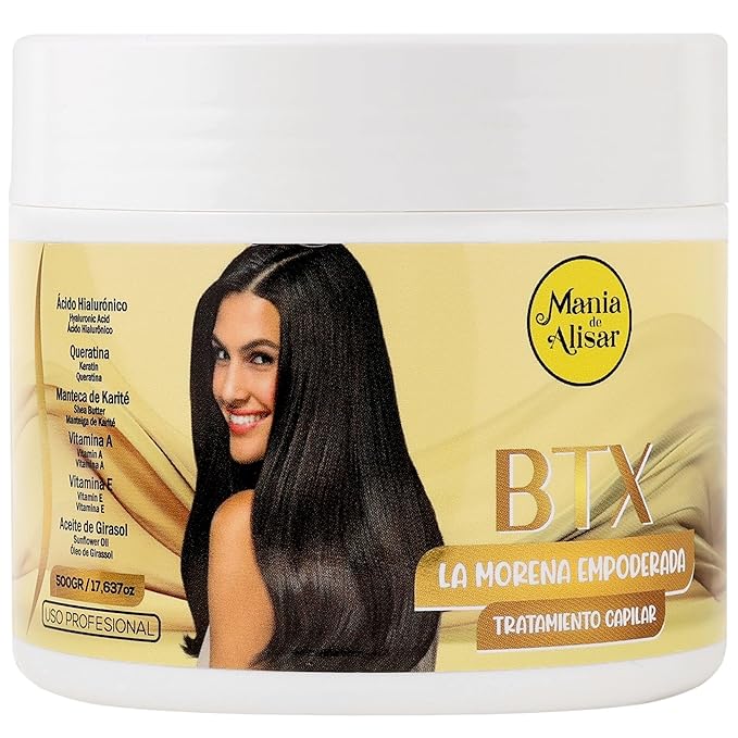 B-tox Hair Treatment 500g / 1763 oz ? Anti-Frizz Deep Hydration Hair Mask for All Hair Types ? With Hyaluronic Acid Hydrolyzed Keratin Vitamin A &amp E Sunflower Oil