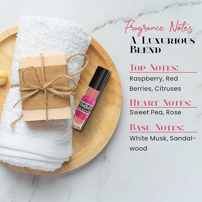 MOBETTER FRAGRANCE OILS Women's Perfume Body Oil Bundle - Set of 4 Roll-On | Jimmy Choose You Chose To Want Only You Loves Blossoms Loves Vanilla | Long Lasting Travel Friendly Alcohol-Free