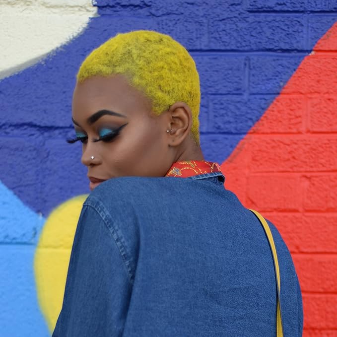 Overtone Semi Permanent Hair Color Conditioner Extreme Yellow 8 oz Nourishing Damage-Free Color Depositing Mask for All Hair Types with Shea Butter &amp Coconut Oil Vegan &amp Cruelty-Free