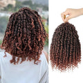 BILEAF 8 Inch Passion Twist Hair 8 Packs Pre-twisted Passion Twist Crochet Hair Pre-looped Crochet Passion Twist Braiding Hair for Women Girls and Kids Bohemian Passion Twists T350