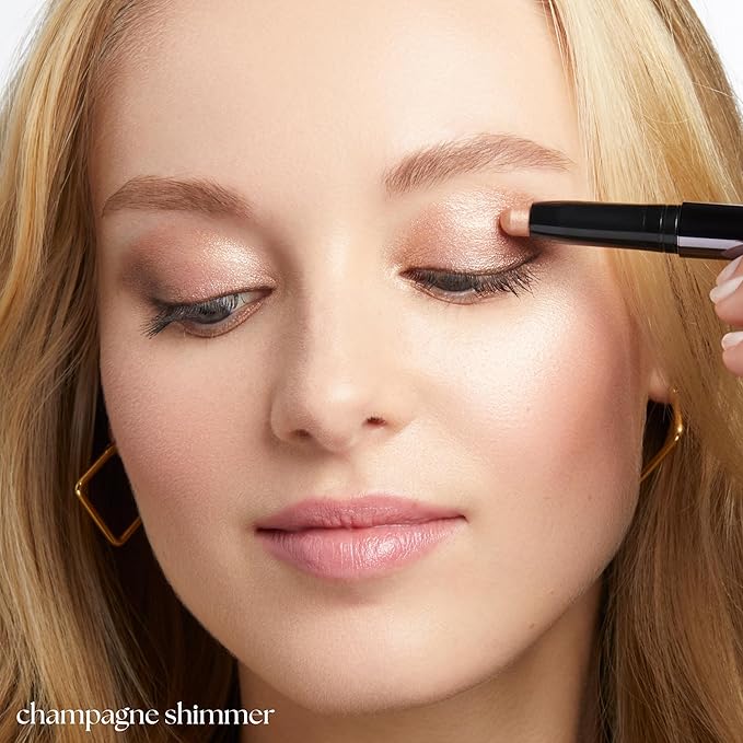 Julep Eyeshadow 101 Cr?me-to-Powder Waterproof Eyeshadow Stick Duo ? Long-Lasting Crease-Proof Easy Apply with Built-in Smudger - Desert &amp Champagne