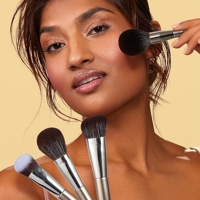 EIGSHOW Professional Makeup Brush Set 16pcs with Case for Mascara Eyeliner Eyeshadow Concealer Foundation Powder Make up Brushes Kit (Monarch Butterfly)