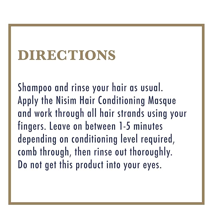 NISIM Hair Conditioning Masque (6.8 Ounce / 200 Milliliter)