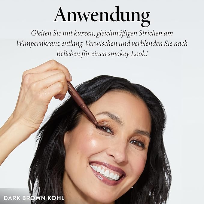 LAURA GELLER NEW YORK Kajal Longwear Kohl Eyeliner Pencil with Caffeine Smooth &amp Blendable Makeup Smokey Quartz