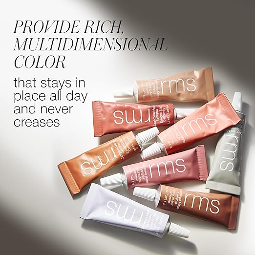 RMS Beauty Cashmere Matte Eyelights ? Cream-To-Powder Matte Eyeshadow Buildable Natural Shades Long-Wearing Lightweight Smooth Blend Travel Compact