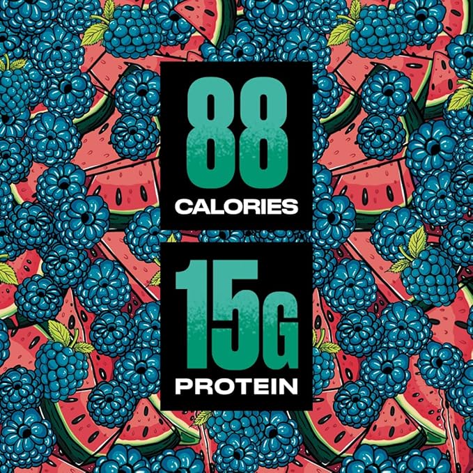 SlimThicc Protein Gummies 6-Pack ? 15g Protein Each (90g Total) 88 Calories Low Sugar ? Delicious High-Protein Gluten-Free Anti-Melt Non-GMO Candy (Rabid Razz)