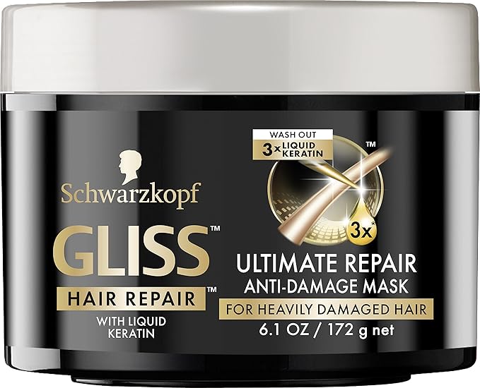GLISS Hair Ultimate Repair Anti-Damage Mask 6.1 Ounce