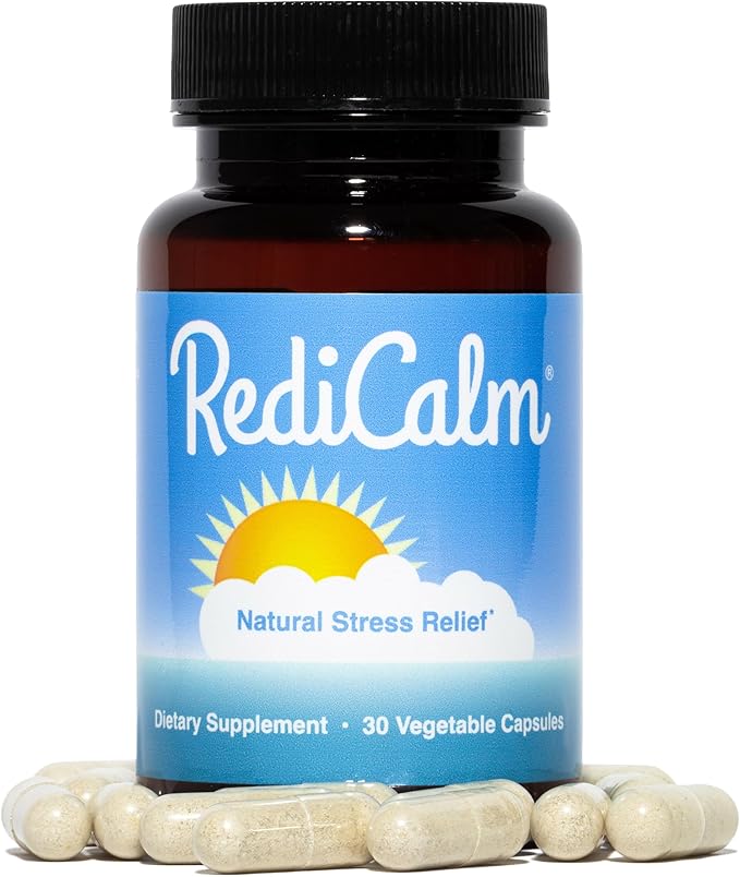 Natural Stress Relief Supplement - Non-GMO Vegan Gluten-Free
