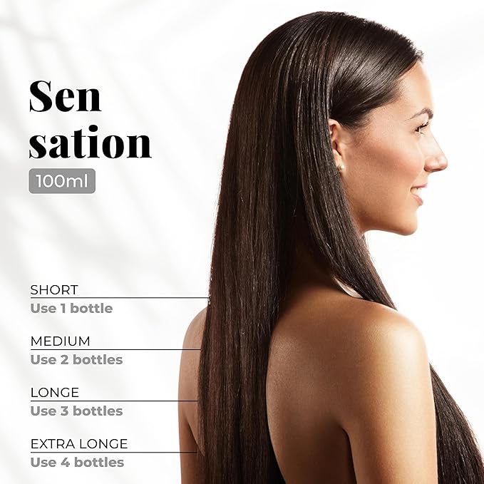 Expert Hair Sensation Straightening &amp Smoothing Kit :Texturizing Cream + Gold Repair Mask for Ultimate Hair Transformation- At Home Keratin Treatment for Straight Silky Moisturized Hair