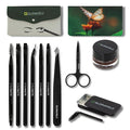 Eyebrow Brush Set ? Premium Make-up Brush Kit ? 10pcs Eyebrow Brush Makeup - Professional Make-up Brush Set - Eyebrow Makeup Gel - Eyebrow Lamination Soap