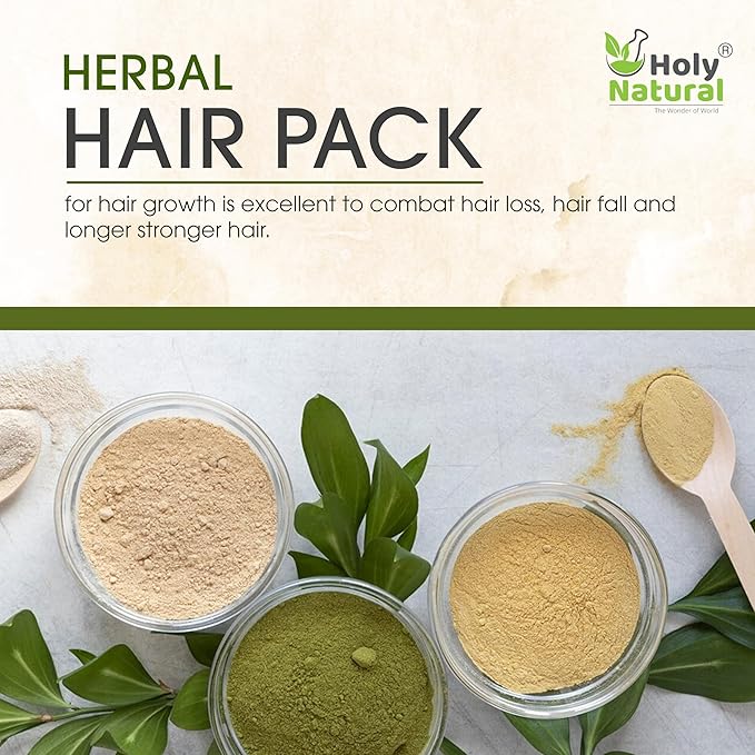 Herbal Powder for Hair Growth| Combo of 7 Herbal Hair Mask | Amalaki Bhringraj Brahmi Soapnut Shikakai Aloe vera &amp Hibiscus (Each 100g) | Resealable pack