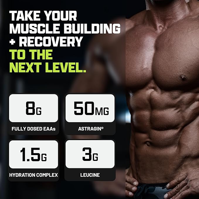 Nutrex Research EAA Hydration | EAAs + BCAA Powder | Muscle Recovery Strength Muscle Building Endurance | 8G Essential Amino Acids + Electrolytes | (Packaging My Vary) 30 Servings (Lemon Lime)