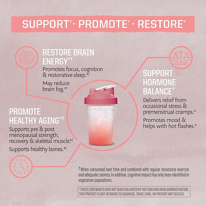 Sunwarrior Creatine for Women Monohydrate Powder Micronized Pre Workout Recovery Supplement Support Muscle Building Strength Training Cognition | Vegan and Easily Mixes 50 Servings Raspberry Lemonade
