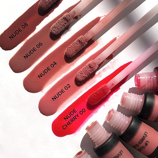 Nudestix Lip Glace ? Hydrating Tinted Lip Gloss with Volumizing Peptides for Plumping &amp Shine | Vegan Preservative-Free &amp Clean Lip Gloss