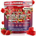 Creatine Monohydrate Gummies 5000mg for Women and Men - Pre-Workout Supplement with Magnesium Zinc &amp Taurine - Strawberry Flavor - Builds Muscle Strength - Boosts Energy Vegan - 120 Gummies
