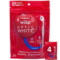 Colgate Optic White Wisp Disposable Mini Toothbrush Cool Mint 24 Count (Pack of 4)