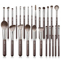 Jessup Makeup Brushes Set Professional 25pcs Premium Synthetic Make up Brushes for Foundation Eyeshadow Blending Concealer Blush Contour Bronzer Eyeliner Eyebrow Shimmer Brown T511
