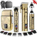 Hair Clippers for Man T-Blade Trimmer Nose Hair Trimmer Electric Shaver Set Professional Metal Body Barber Clippers Set for Haircut Men?™s Grooming Kit with LCD Display Ideal Gift for Him