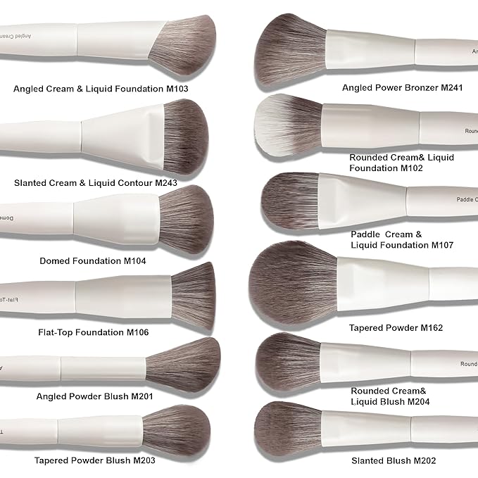 30 Pcs Pro Grade Makeup Brushes Set with Dense Ultra Soft BristleElegant Design Luxury Make up Brushes for FoundationFace Blending Powder Contour BronzerHighlight Concealer Eyeshadow