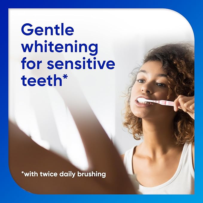 Sensodyne Extra Whitening Sensitive Teeth and Cavity Prevention Whitening Toothpaste Amazon Exclusive Cool Mint Amazon Exclusive- 4 Ounces (Pack of 4)