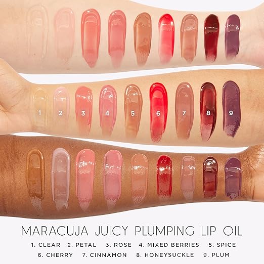tarte maracuja juicy plumping lip oil - Hydrating &amp Volumizing Lip Plumper Gloss Balm with Nourishing Hyaluronic Acid &amp Health & Beauty > Health Care > Vitamins & Supplements > Vitamins > Vitamin E Plumps &amp Moisturizes Vegan &amp Cruelty Free