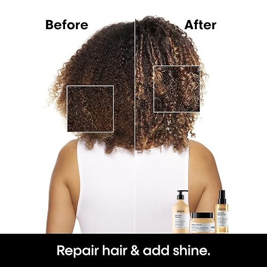L'Or?al Professionnel Paris Absolut Repair Hair Mask - Nourishing Protein Treatment Hydrates Repairs Damage &amp Adds Shine For Dry &amp Damaged Hair