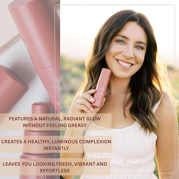 Solserum Mineral Sunscreen SPF 40?Dermatologist-Formulated Facial SPF Serum with Non-Nano Zinc Oxide Niacinamide &amp Antioxidants?Lightweight Tint to Sheer Application No White Cast Dewy Finish