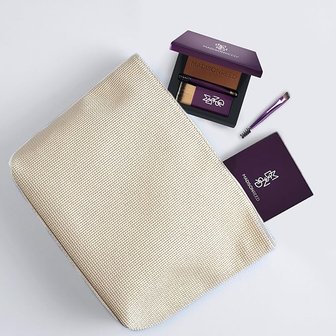 Madison Reed Root Touch Up + Brow Filler Sabbia Light Brown Instant Gray Coverage Fills in Brows &amp Thinning Hairlines Temporary Concealing Powder 0.13 oz (60 uses)