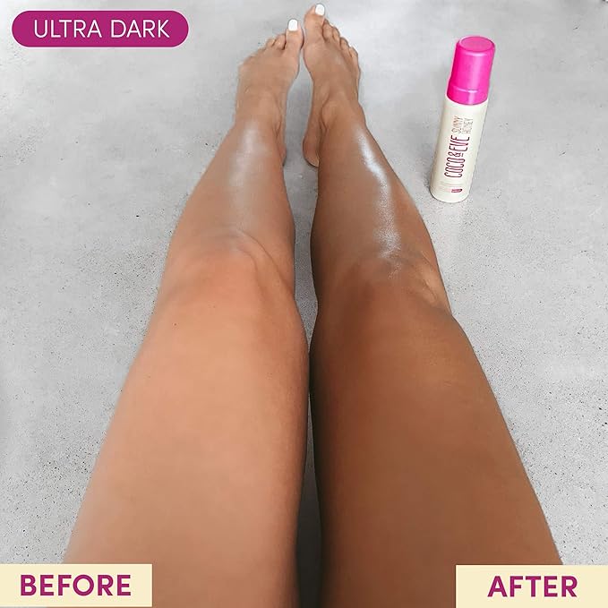 Coco &amp Eve Sunny Honey Bali Bronzing Self Tanner Mousse - (Ultra Dark) All Natural Sunless Tanning Instant Lotion with Bronzer and Skin Moisturizer (6.7 fl oz)