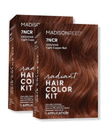 Madison Reed Radiant Hair Color Kit | 7NCR Light Copper Red (Vesuvius Red) for 100% Gray Hair Coverage | Dimensional Salon-Quality Permanent Hair Dye | PPD-Free &amp Ammonia-Free | 2 Pack