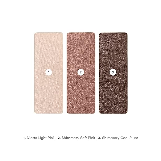 jane iredale PurePressed Eye Shadow Triple Highly Pigmented Mineral Based Eye Color Long Lasting &amp Crease Resistant Formula Safe for Sensitive Eyes
