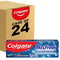 Colgate Max Fresh Travel Size Toothpaste with Mini Breath Strips Cool Mint - 24 Pack