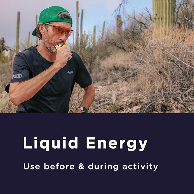 GU Energy Liquid Energy Gel With Complex Carbohydrates Vegan Gluten-Free and Dairy-Free On-the-Go Energy for Any Workout 12-Count Lemonade