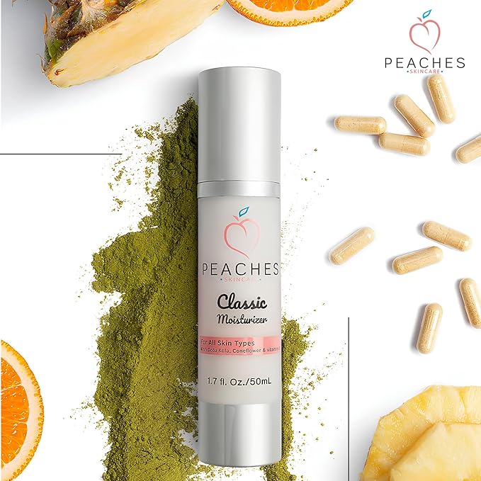 Hydrating Vegan Moisturizer with Health & Beauty > Health Care > Vitamins & Supplements > Vitamins > Vitamin E Gotu Kola and Pineapple ? Age-Defying Face Cream for All Skin Types ? Classic Moisturizer (1.7 oz)