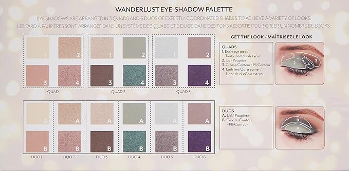 Cargo Cosmetics - High Pigment Eyeshadow Palette Smudge-Proof Transfer-Proof Longwear Crease-Proof Wanderlust