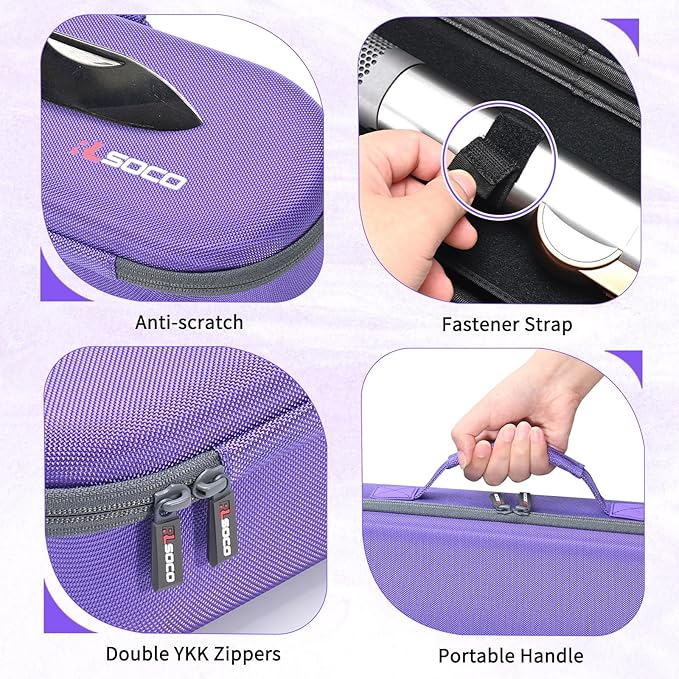 RLSOCO Travel Case for Dyson Airstrait Straightener/Corrale Hair Straightener