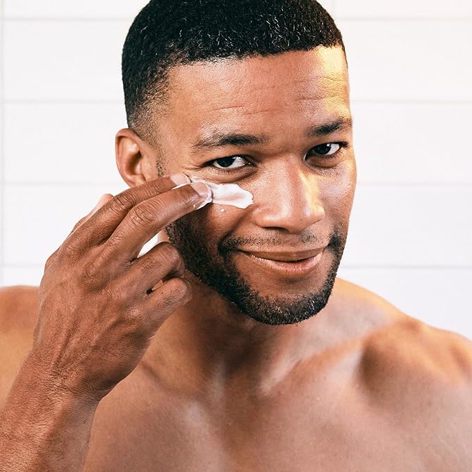 Brickell Men's Restoring Under Eye Cream for Men Natural and Organic Anti Aging Eye Balm To Reduce Puffiness Wrinkles Dark Circles Crows Feet and Under Eye Bags 0.5 Ounce Unscented