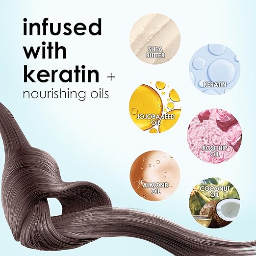 Keracolor Color + Clenditioner 3-in-1 Color-Depositing Conditioner Gentle Cleansing Conditioner Infusing Semi-Permanent Hair Color 9 Shades 33.8 Fl Oz