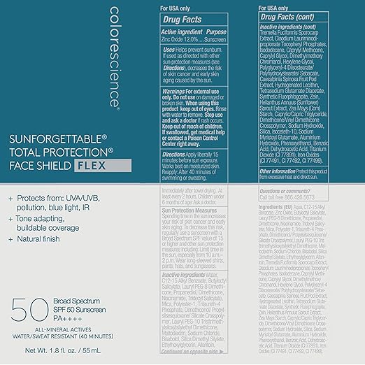 Colorescience Total Protection Face Shield Flex SPF 50 1.8 fl. oz.