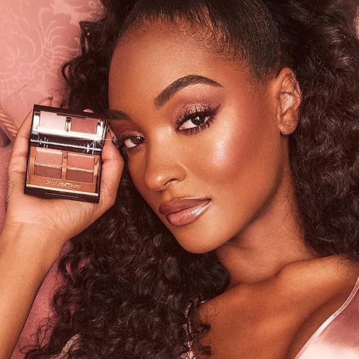Charlotte Tilbury Luxury Palette Eyeshadow - Shimmer Metallic &amp Satin Matte Eyeshadow Quad with a Rich Powder Formula - Includes 4 Complementary Shades