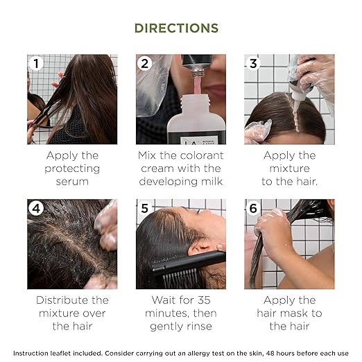 Lazartigue La Couleur Absolue Permanent Hair Color with Botanical Extracts Coloring Kit Vegan Cruelty-Free Ammonia-Free