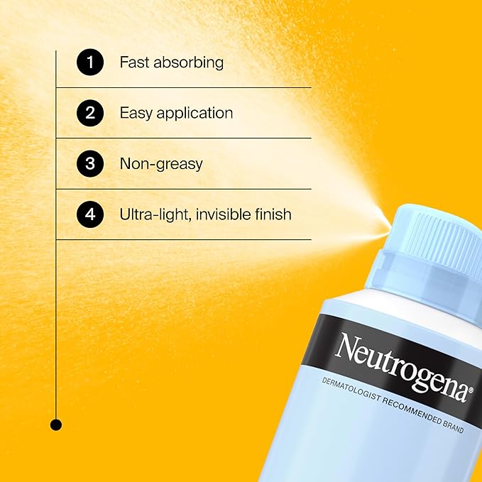 Neutrogena Ultra Sheer Body Mist Sunscreen Spray Broad Spectrum SPF 45 Lightweight Spray Sunscreen Non-Greasy &amp Water Resistant Oil-Free &amp Non-Comedogenic UVA/UVB 5 oz Pack of 3
