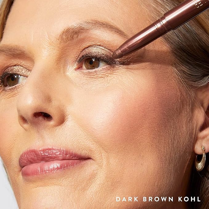 LAURA GELLER NEW YORK Kajal Longwear Kohl Eyeliner Pencil with Caffeine Smooth &amp Blendable Makeup Antique Bronze