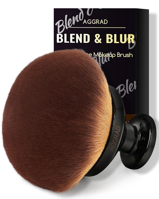 Ultra Large Body Makeup Brush For Self Tanner Self Tan Back Applicator Kabuki Brush For Bronzers Blend Self Tanning Applicator Beauty Supreme Cream Liquid Foundation Brush for Face Leg Makeup